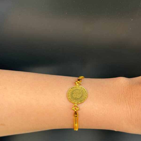14 Ayar Altın Çeyrekli Bileklik