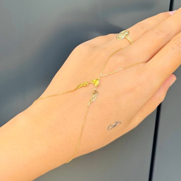 14 Ayar Altın Melek Kanatlı Şahmeran