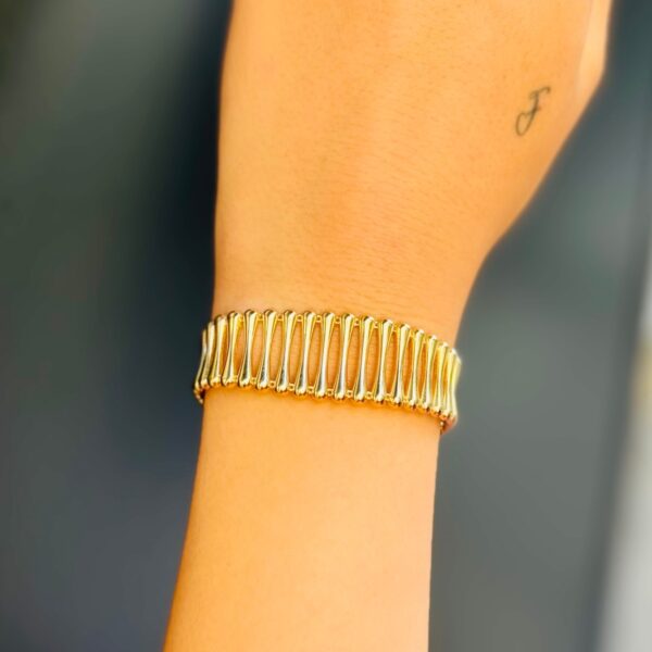 14 Ayar Altın Kemik Model Bileklik