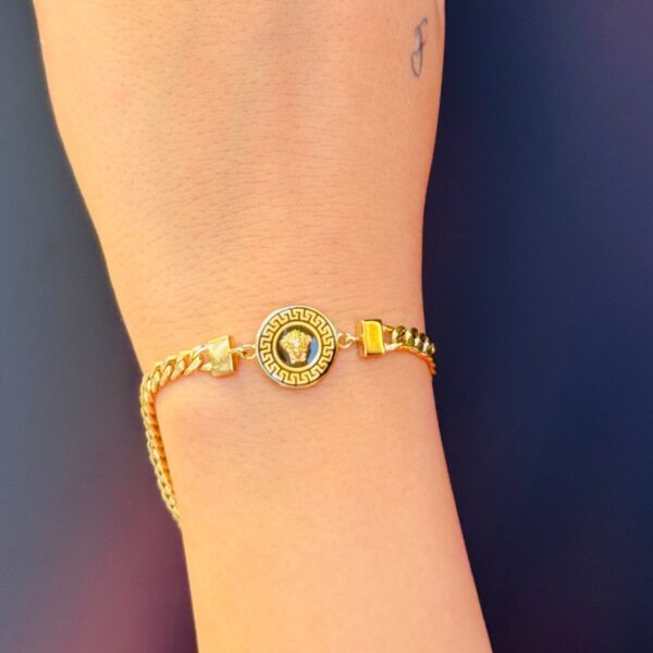 14 Ayar Altın Gurmet Medusa Bileklik