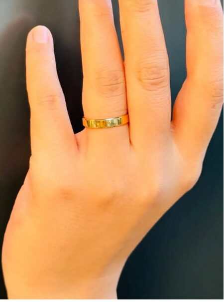 14 Ayar Altın Lazer Kesim Alyans