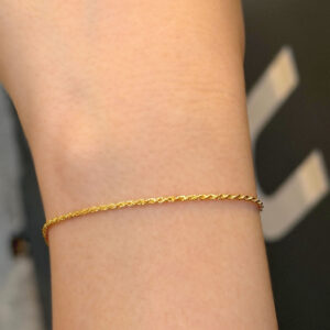 14 Ayar İnce (1 mikron) Halat Bileklik