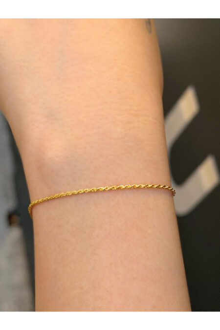 14 Ayar İnce (1 mikron) Halat Bileklik
