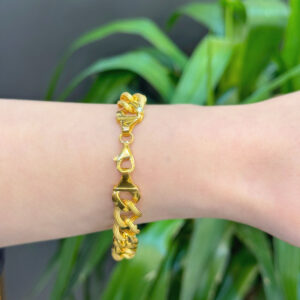 14 Ayar Altın Hasır Gurmet Bileklik