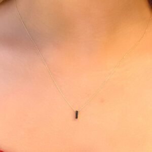 14 Ayar Altın 3 Boyutlu I Harfli Kolye