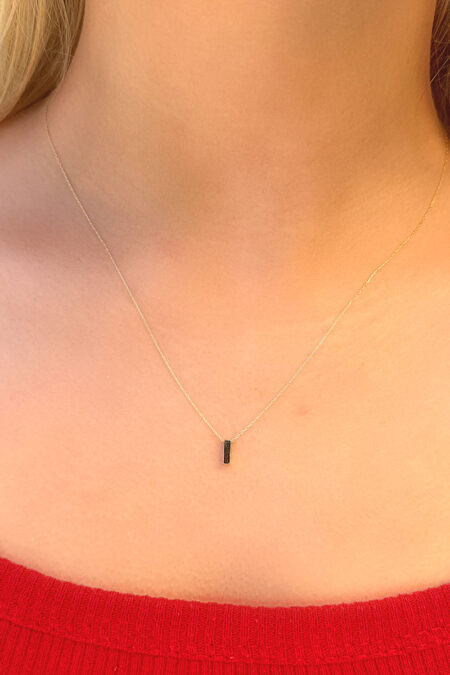 14 Ayar Altın 3 Boyutlu I Harfli Kolye