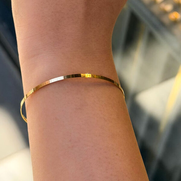 22 Ayar Altın Çöp Bilezik