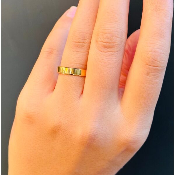 14 Ayar Altın Lazer Kesim Alyans