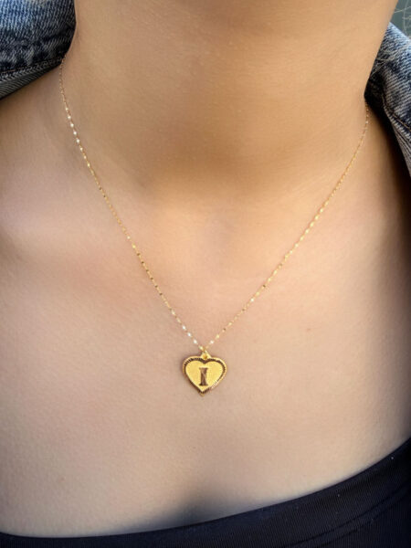 14 Ayar Altın I Harli Kalp Kolye