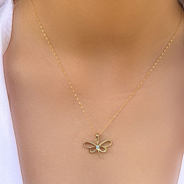 14 Ayar Altın Yusufcuk Kolye