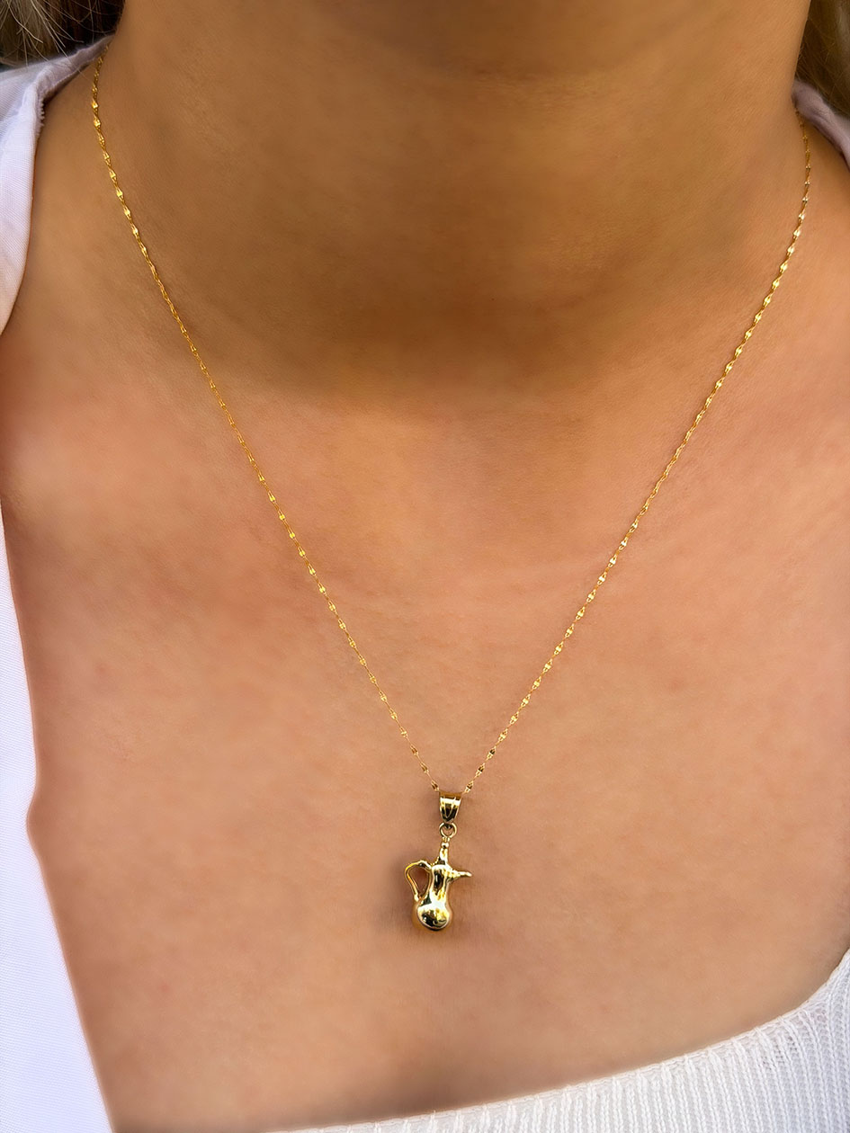 14 Ayar Altın Testi Kolye