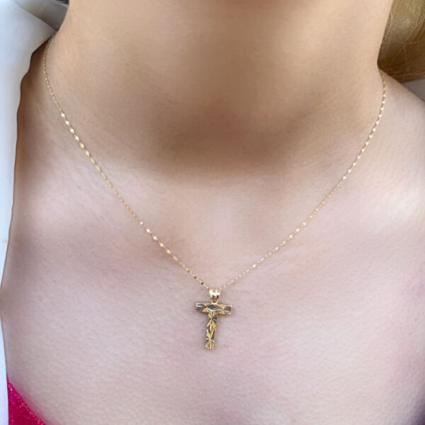 14 Ayar Füzyon T Harfli Kolye