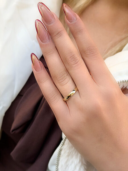 14 Ayar Altın 3mm Alyans